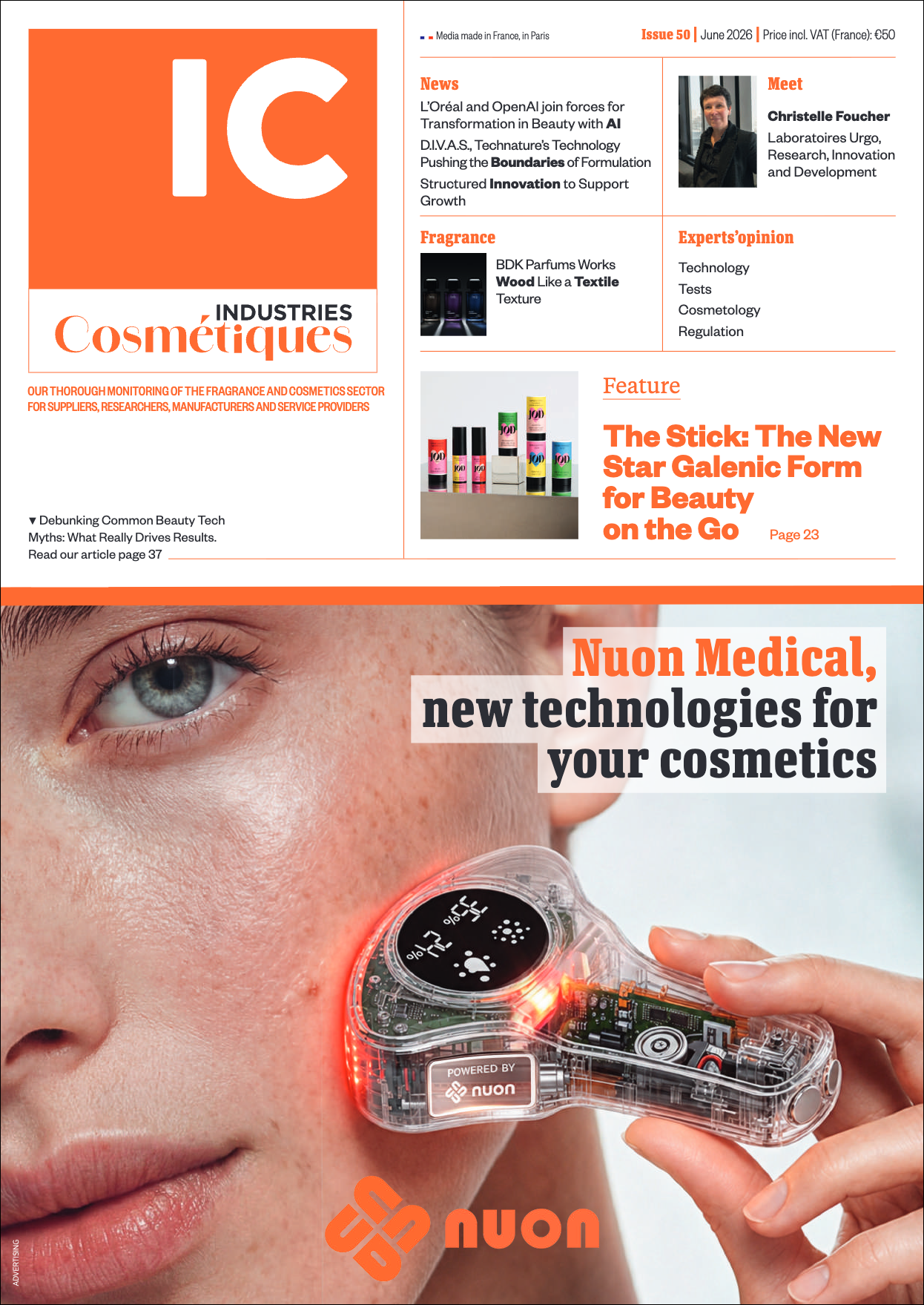 Dernière couverture – Industries Cosmétiques