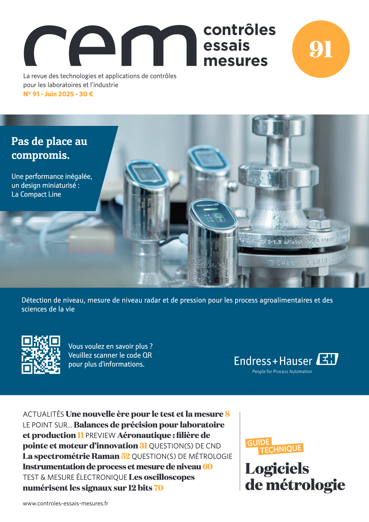 Couverture – Contrôles Essais Mesures n°91