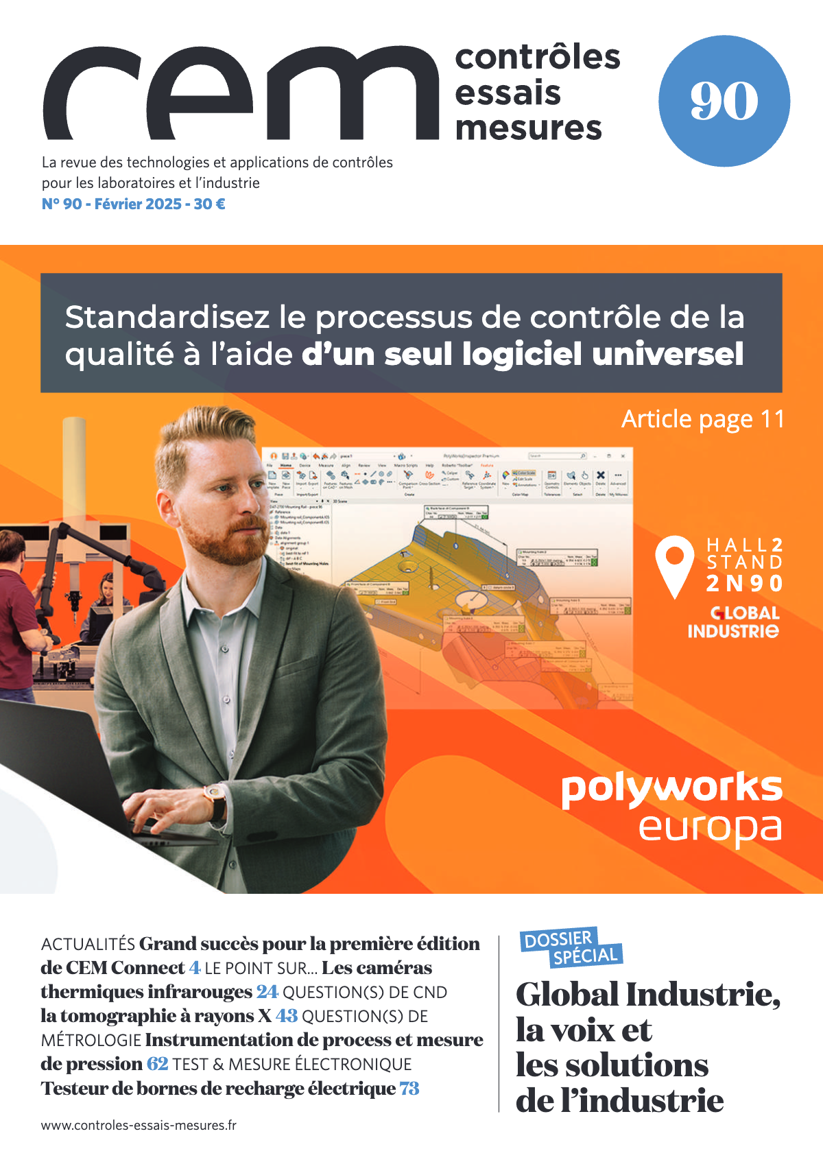 Couverture – Contrôles Essais Mesures n°90