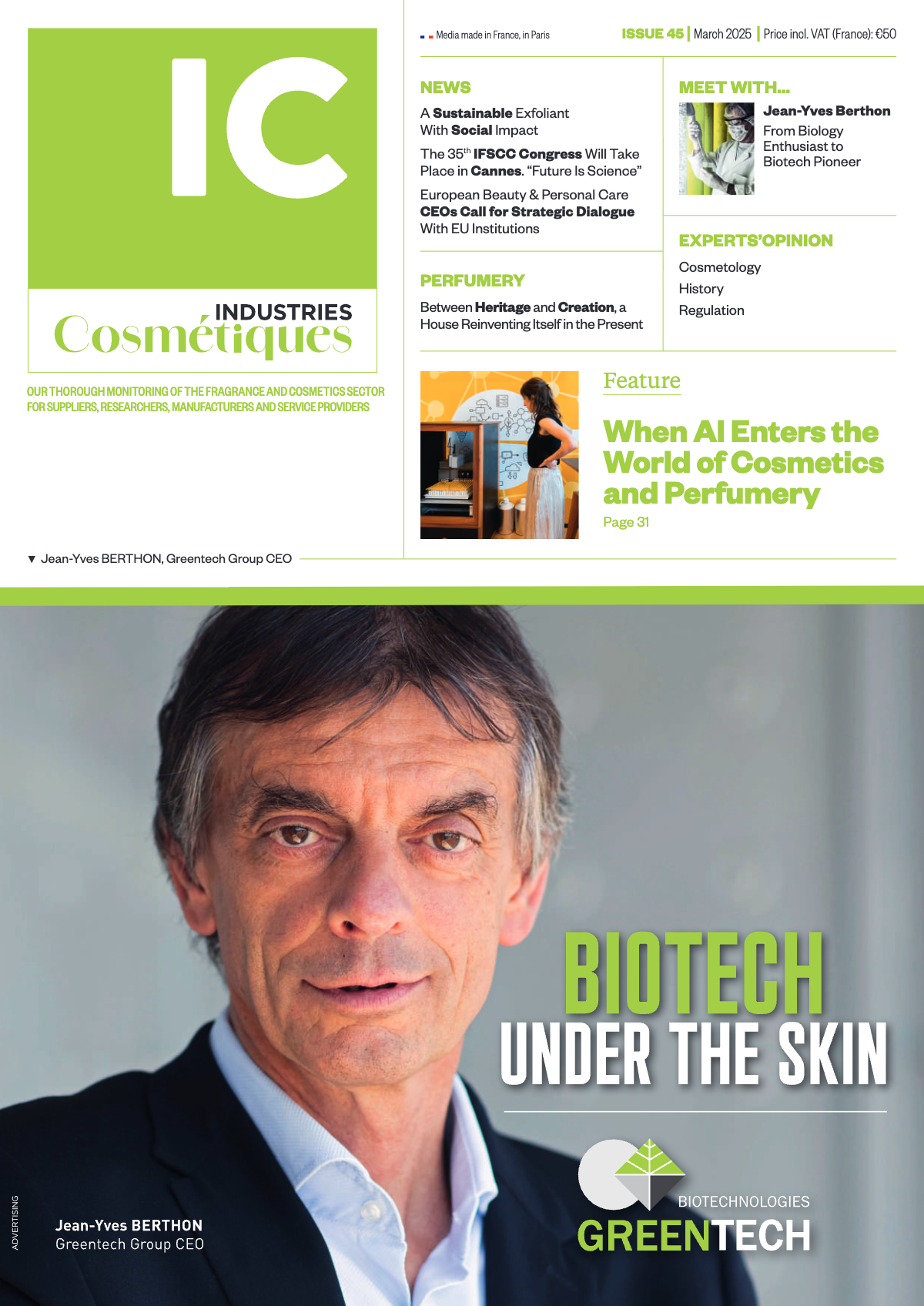 Couverture – Industries Cosmétiques n°45